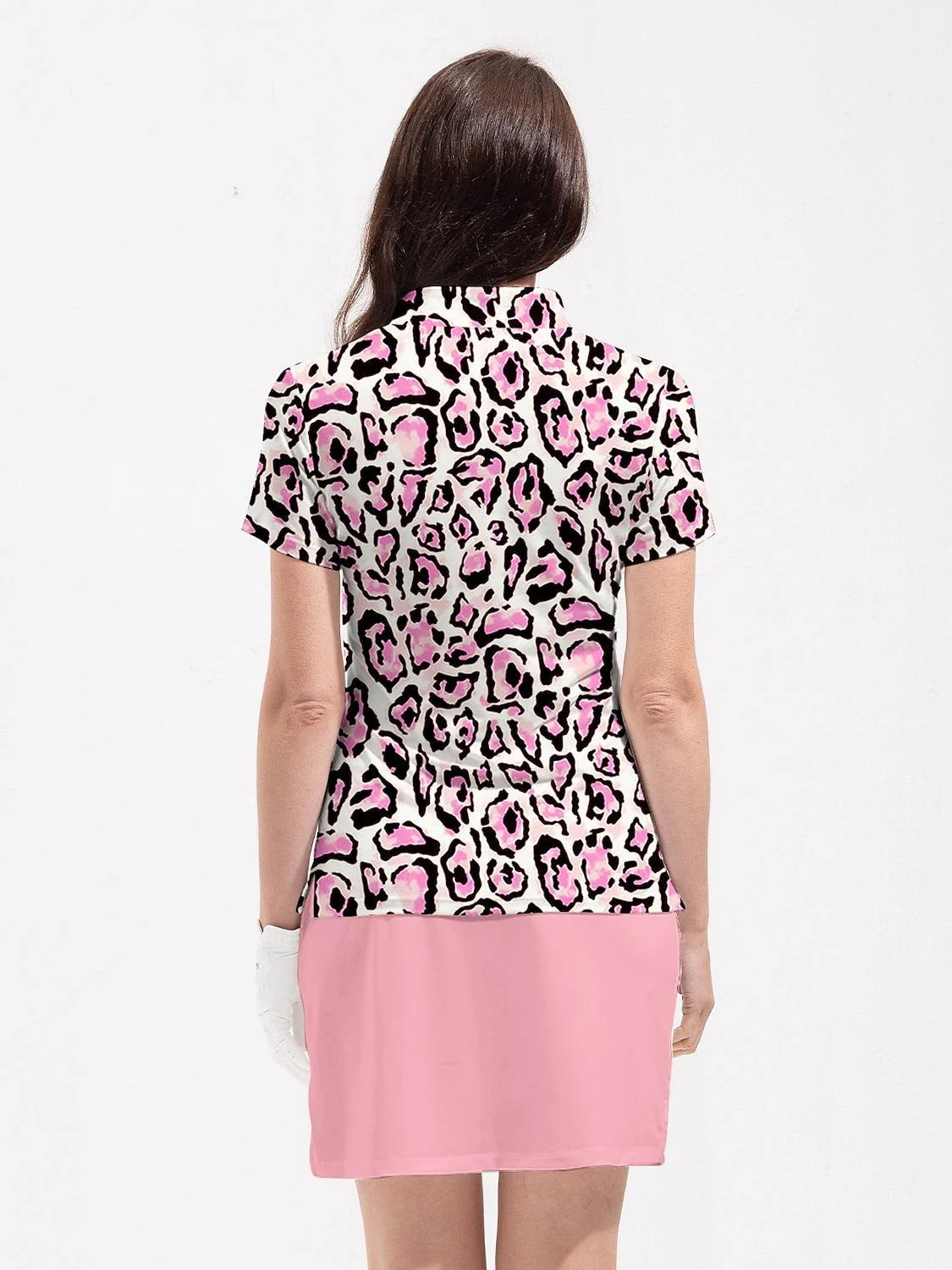 Wildlife Party Golf Shirt Quarterzip UPF50+ - Image 2