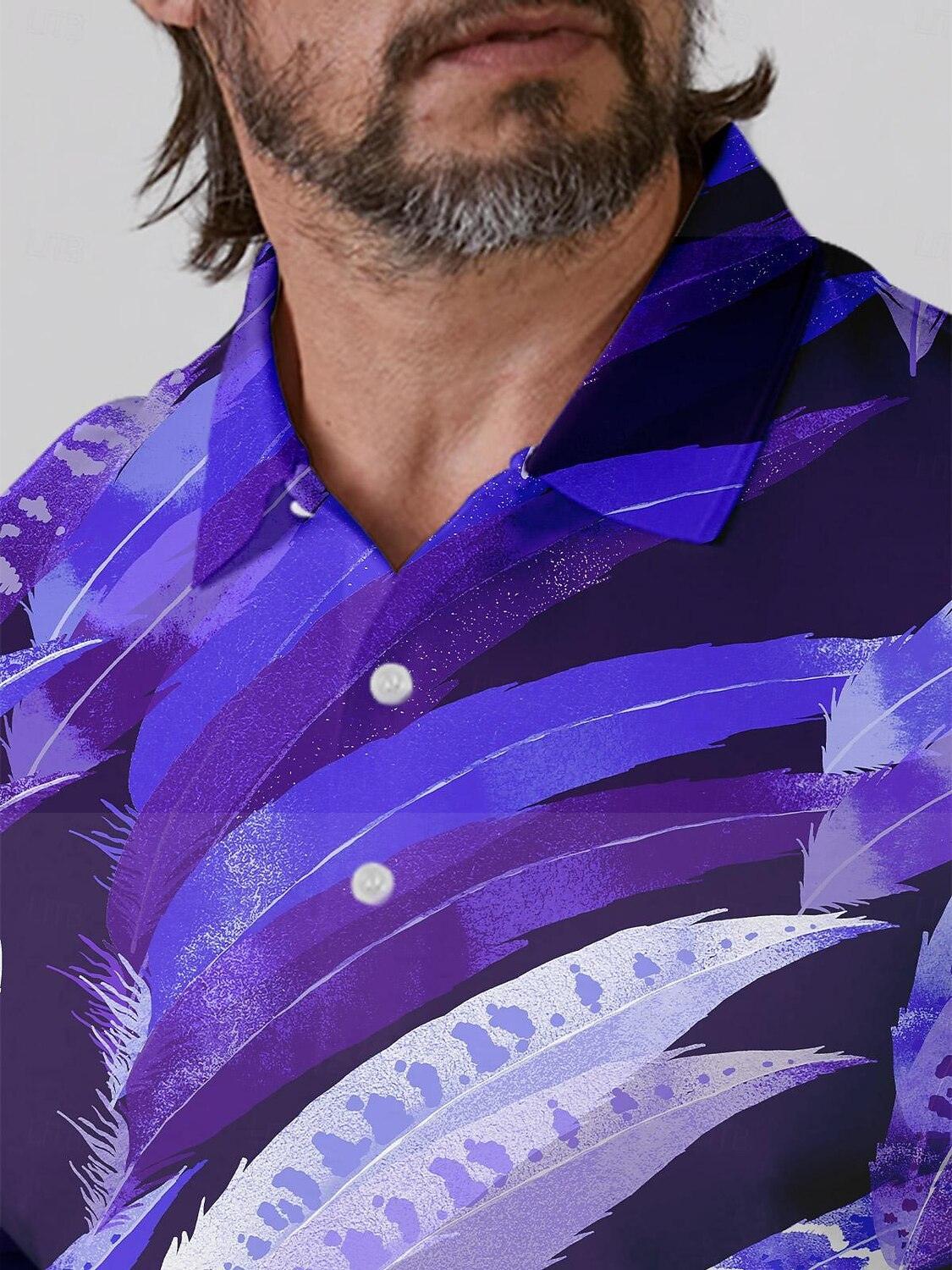 Wildlife Party Men's Polo Top UPF50+ - Image 6