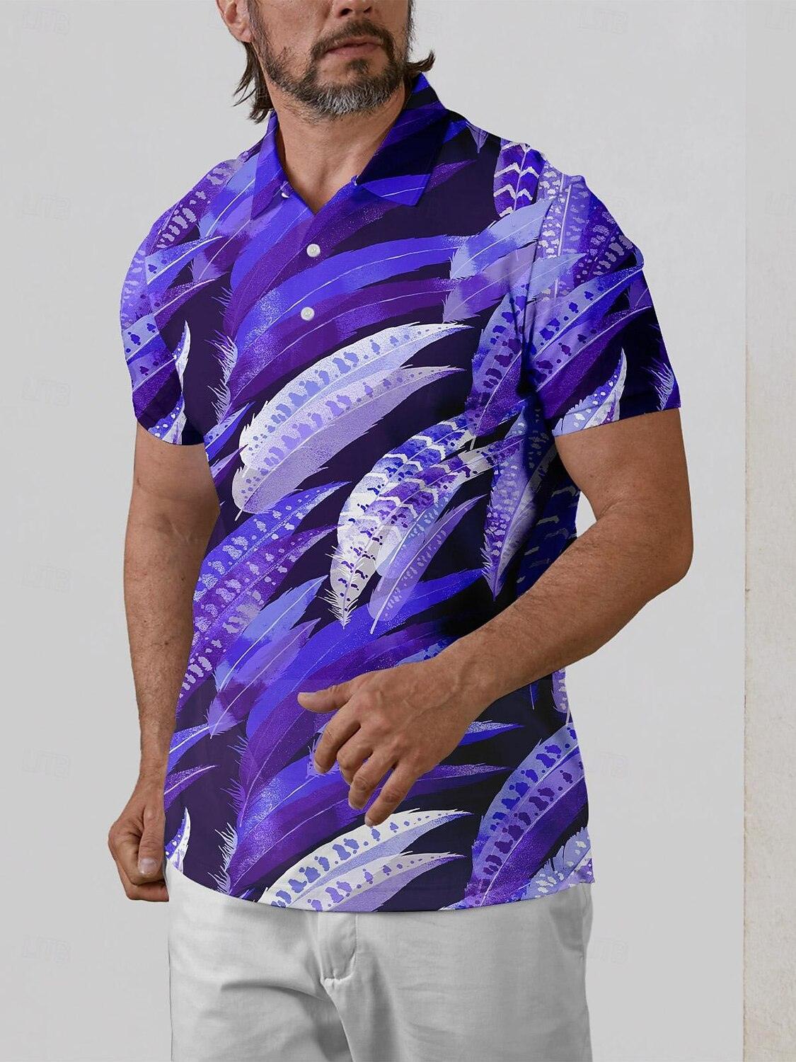 Wildlife Party Men's Polo Top UPF50+ - Image 8