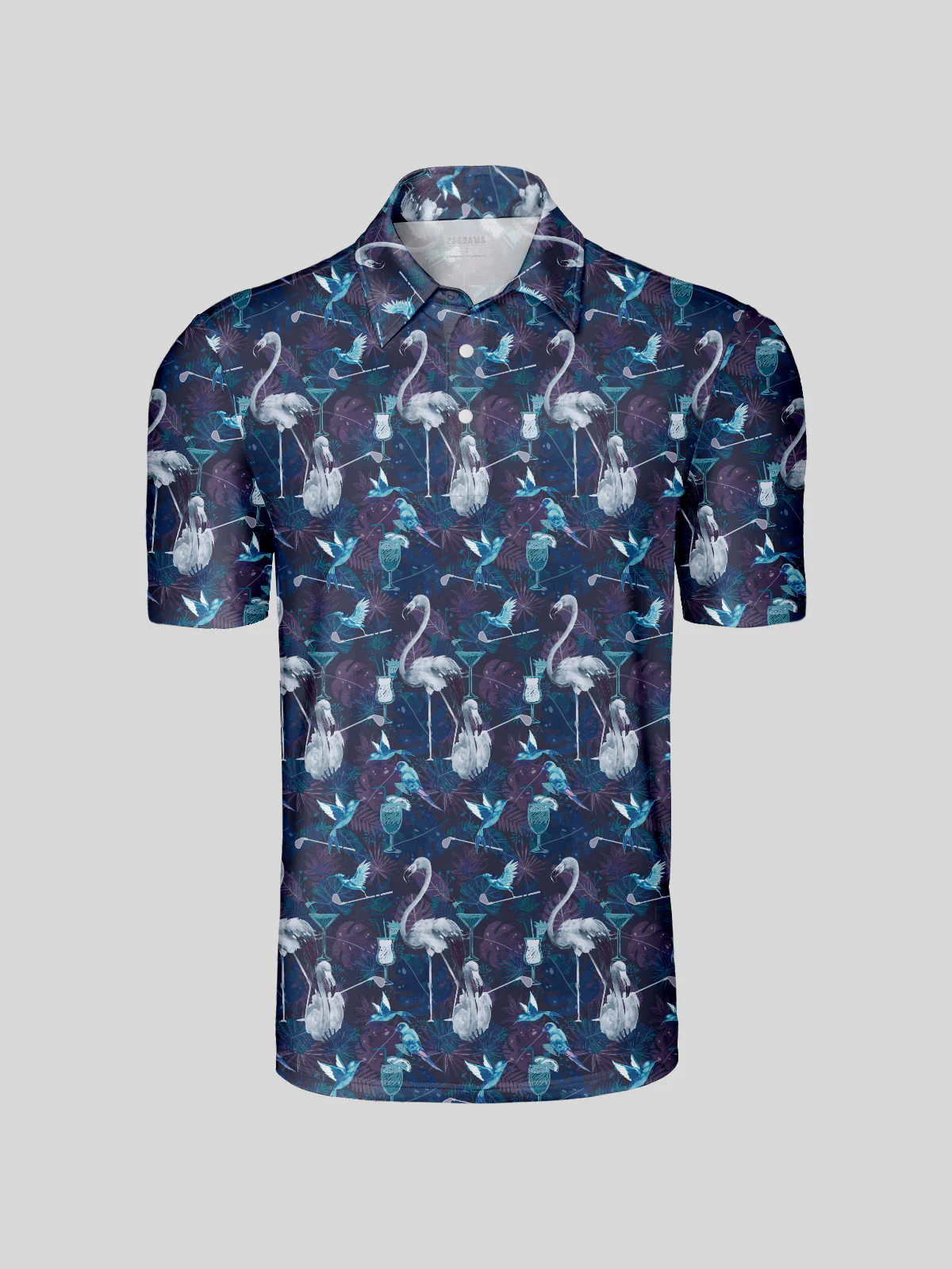 Wildlife Party Men's Polo Top UPF50+
