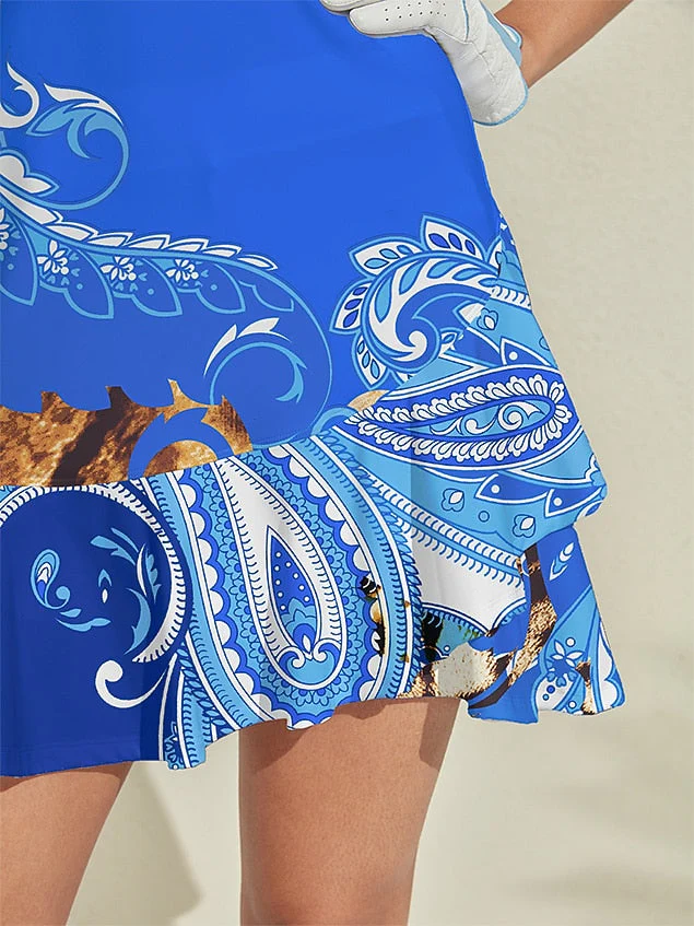 Wildlife Party Ruffle 34.5 Inch Dress For Golf Pickleball & Tennis - Image 4