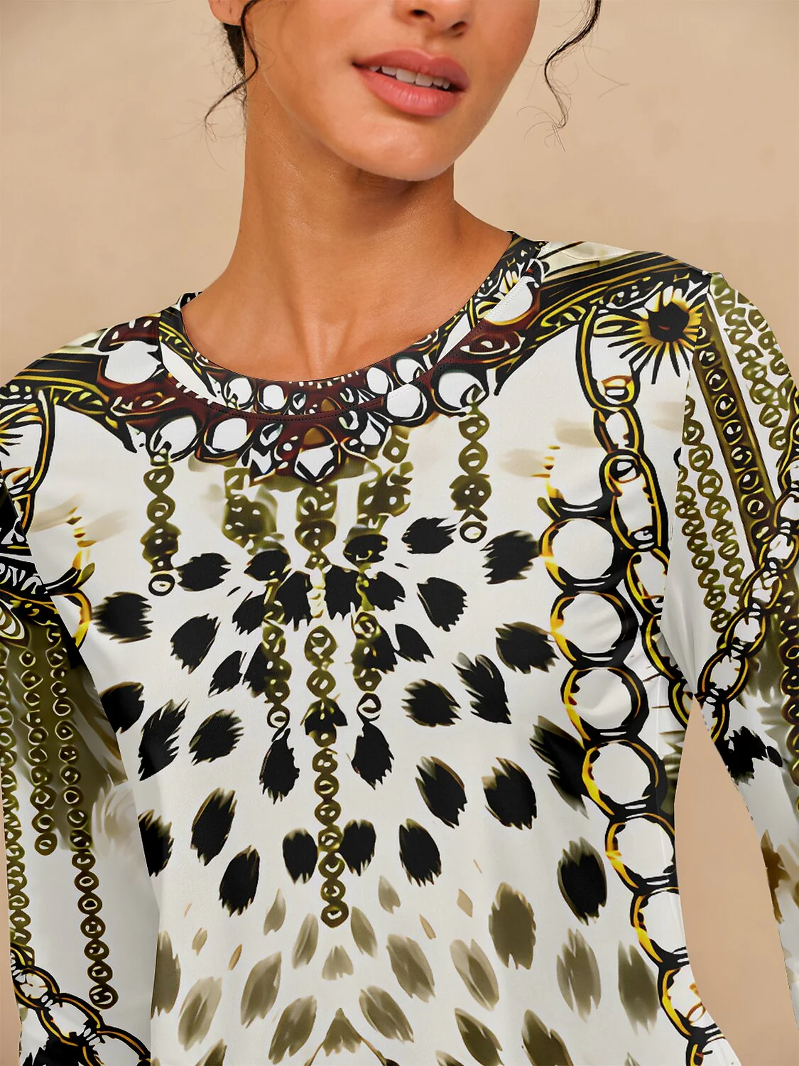 Wildlife Party Silky Ruffle Polo Top UPF50+ - Image 3